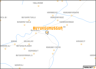 map of Büyükgümüşgün