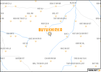 map of Büyükhırka
