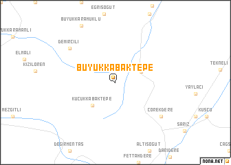 map of Büyükkabaktepe