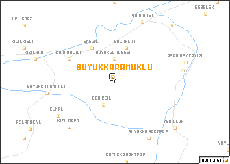 map of Büyükkaramuklu