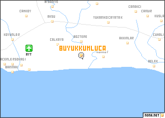 map of Büyükkumluca