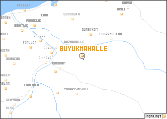 map of Büyükmahalle