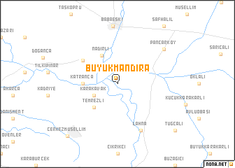 map of Büyükmandıra