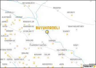 map of Büyüknaneli