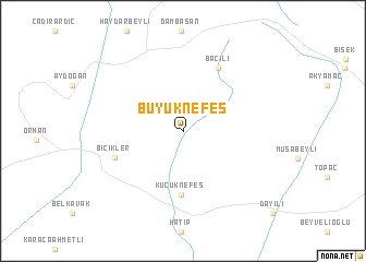 map of Büyüknefes