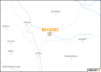 map of Büyüköz