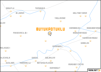 map of Büyükpotuklu