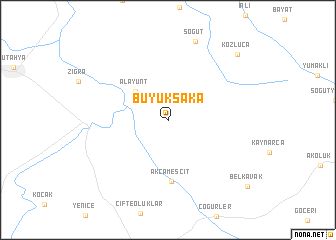 map of Büyüksaka