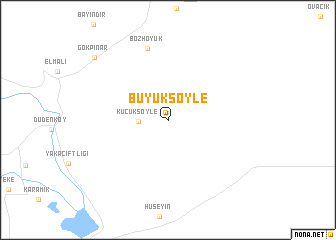 map of Büyüksöyle