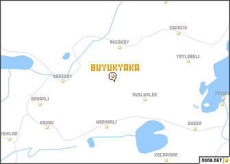 map of Büyükyaka