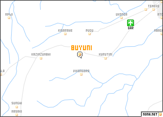 map of Buyuni