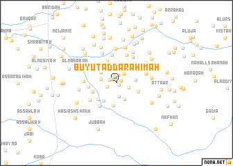 map of Buyūt ad Darāḩimah