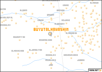 map of Buyūt al Hawāshim