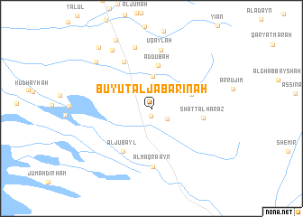 map of Buyūtal Jabarinah