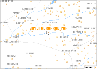 map of Buyūt al Karrādīyah