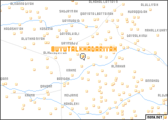 map of Buyūt al Khaḑārīyah