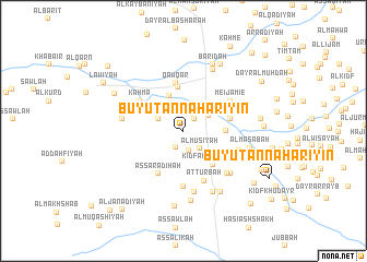 map of Buyūt an Nahārīyīn