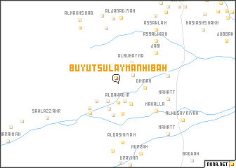 map of Buyūt Sulaymān Hibah