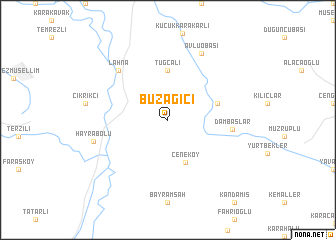 map of Buzağıcı