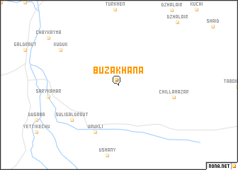 map of Buzakhana