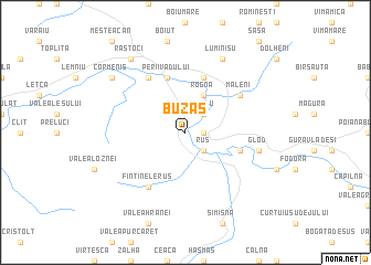 map of Buzaş