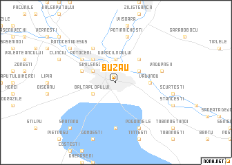 map of Buzău