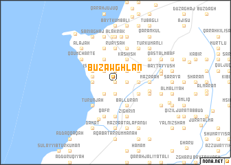 map of Būz Awghlān