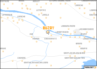 map of Buzay