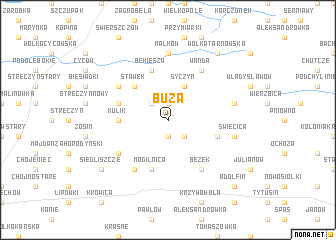 map of Buza