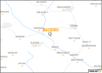 map of Buzenki