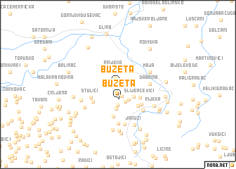 map of Buzeta