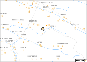 map of Būzhān