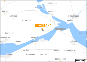 map of Buzhenka