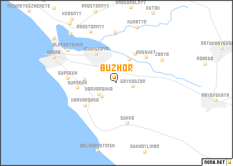 map of Buzhor