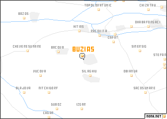 map of Buziaş