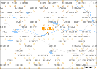 map of Buzice