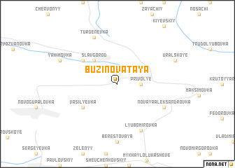 map of Buzinovataya