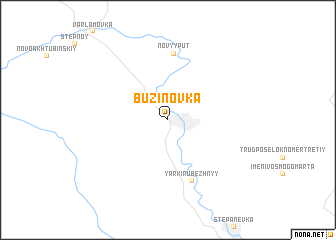 map of Buzinovka