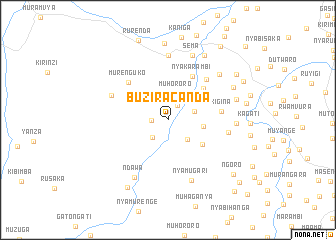 map of Buziracanda