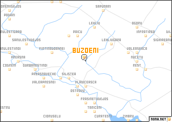 map of Buzoeni