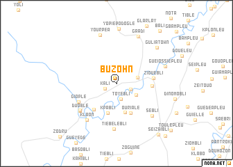 map of Buzohn