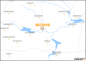 map of Buzovka