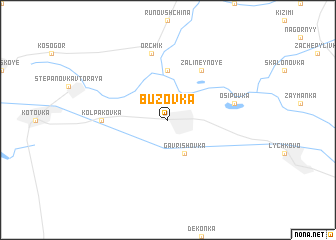 map of Buzovka