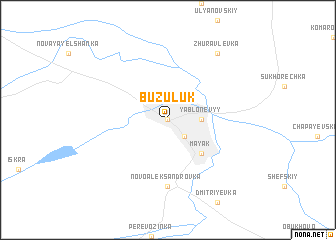 map of Buzuluk