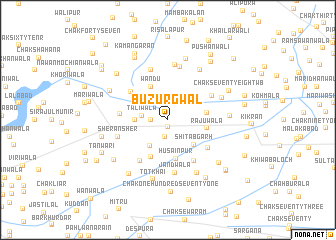 map of Buzurgwāl