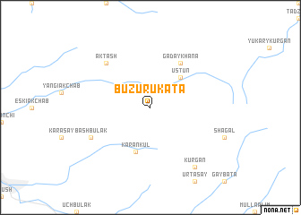 map of Buzuruk-Ata