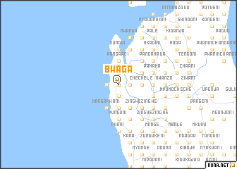 map of Bwaga