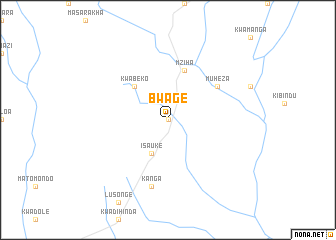 map of Bwage