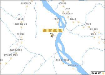 map of Bwambonu