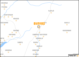 map of Bwambo